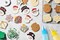 Cookie Icing Bottles, 6 Squeeze Applicator Bottles, 2 each (1, 2 and 4 ounces), Royal Icing Tools, Cake Sugar Cookie Decorating Supplies, Food Coloring, Frosting, Pancake Arts and Crafts Kit